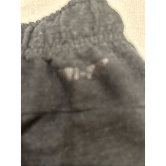 Nike Dri Fit dark gray exercise shorts size Small cotton logo right leg good - Picture 2 of 9